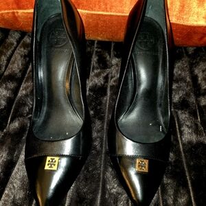 Tory Burch Black Patent Heels